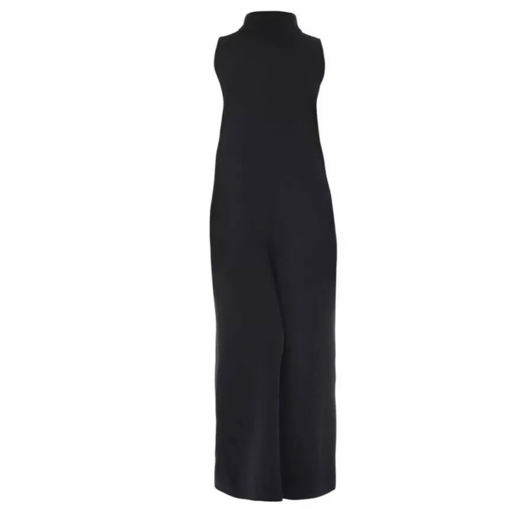 Theory wide leg sleeveless jumpsuit pants suit dalonelle